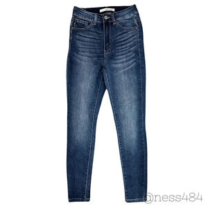 KanCan Jeans KC5002MD High Rise Skinny Dark Wash Denim‎ Size 1 24